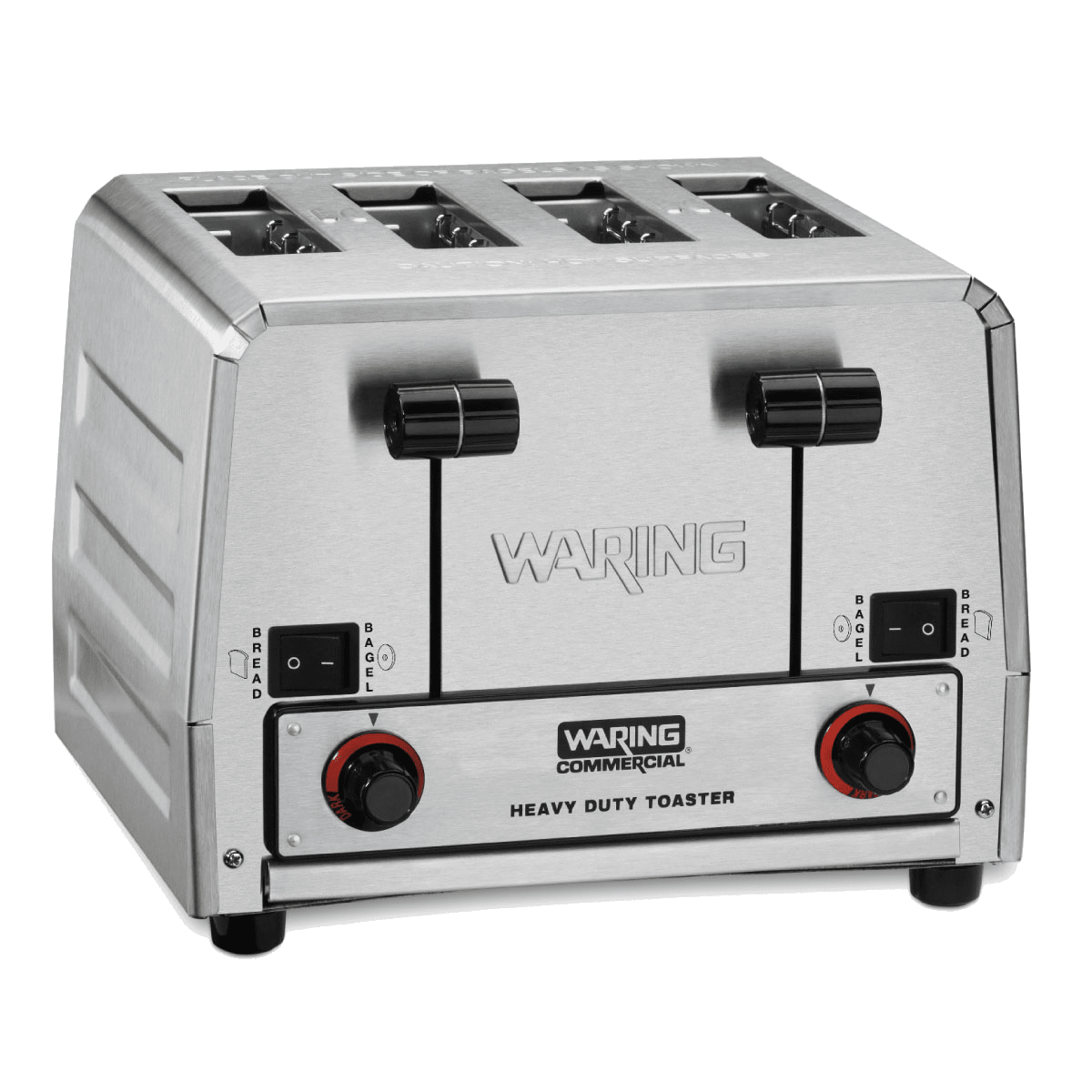 Waring® WCT850RC 4-Slot Heavy-Duty Bread & Bagel Toaster, 120V, 1800W