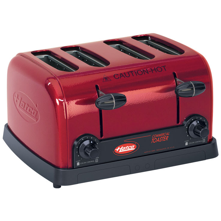 Hatco TPT-120 Radiant Red 4-Slice Commercial Pop-Up Toaster