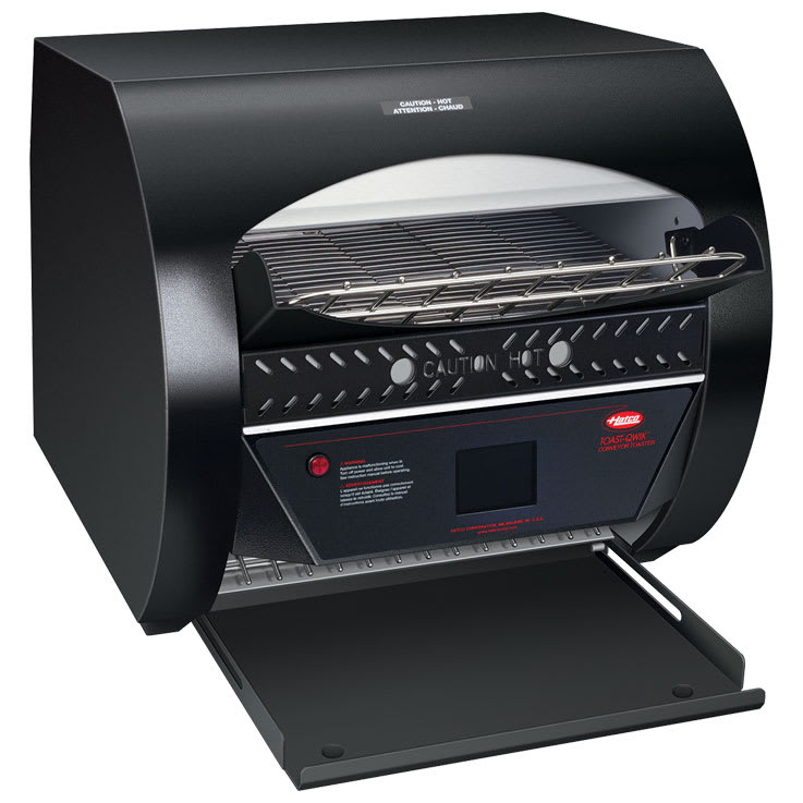 Hatco TQ3-2000 Toast-Qwik® Black Conveyor Toaster with 2" Opening, 240V
