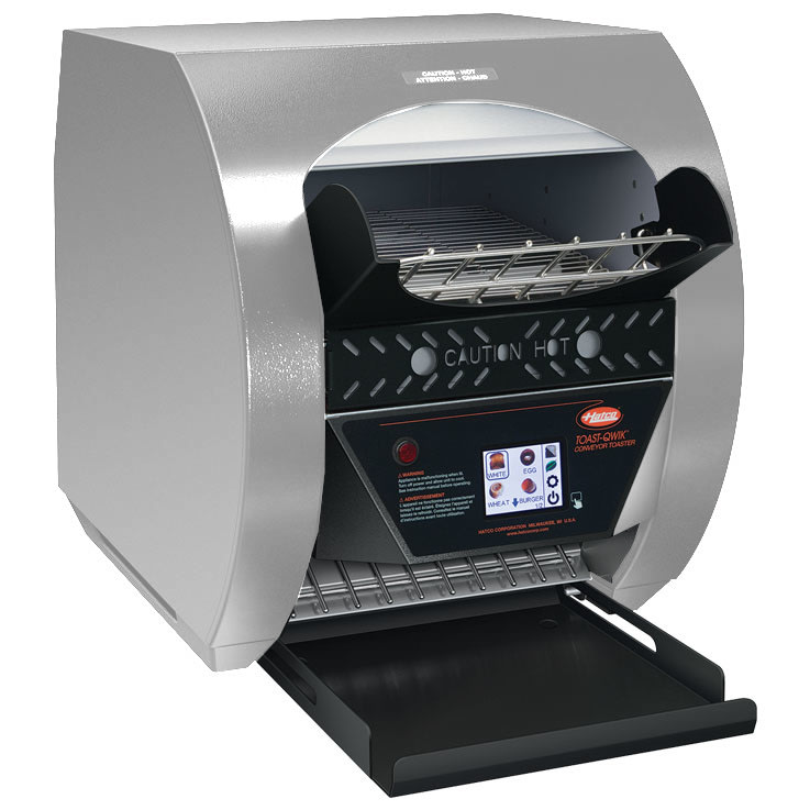 Hatco TQ3-900 Toast-Qwik® Stainless Steel Conveyor Toaster with 2" Opening, 240V