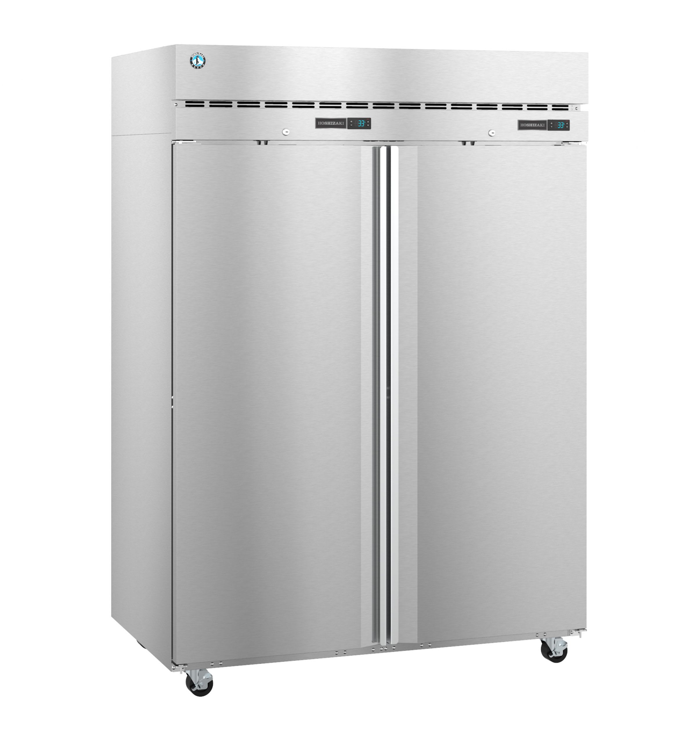 Hoshizaki DT2A-FS 55" Dual Temperature Reach-In Refrigerator/Freezer Combo with Two Solid Doors