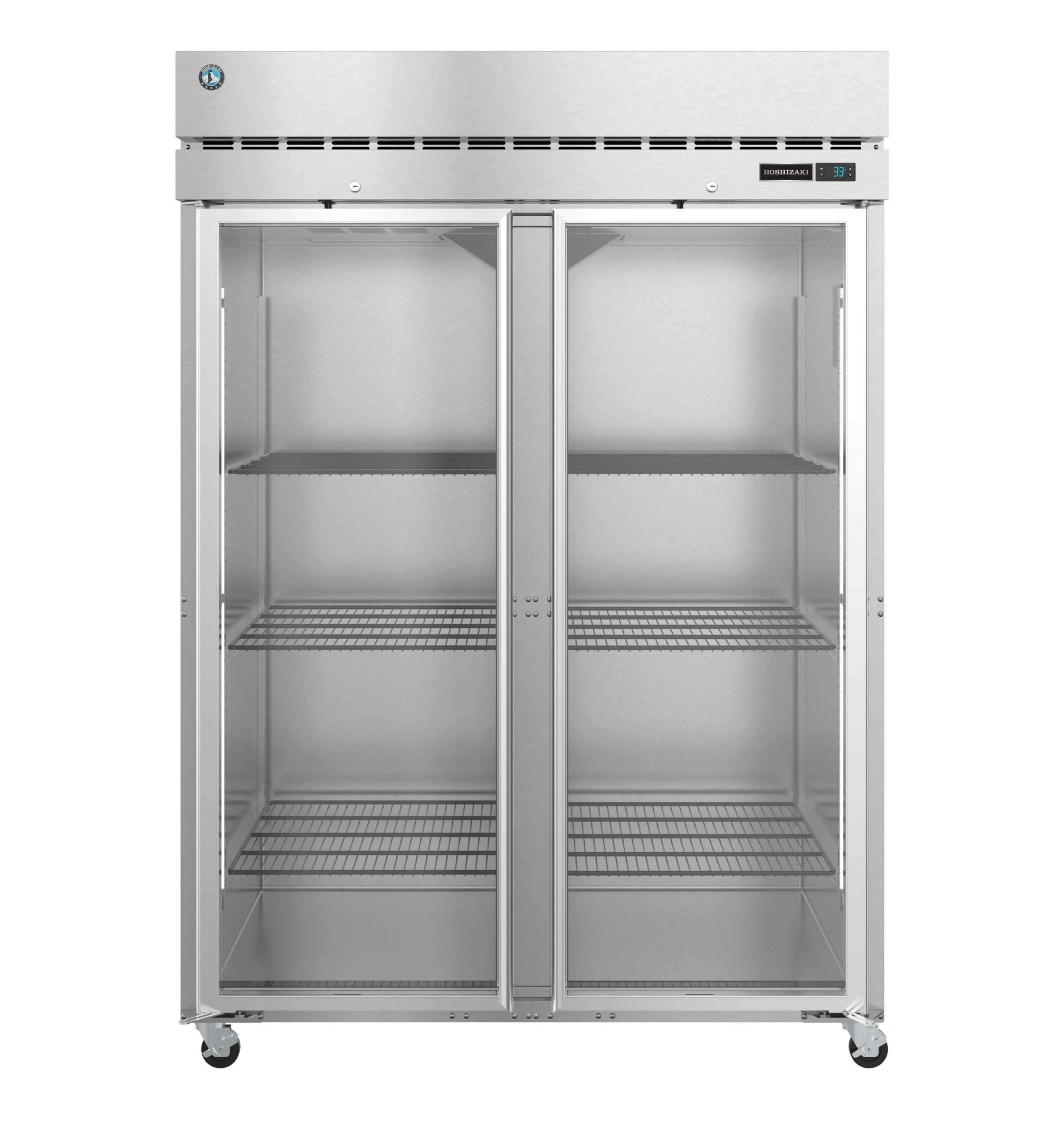 Hoshizaki R2A-FG 55" Reach-In Refrigerator with Two Glass Doors