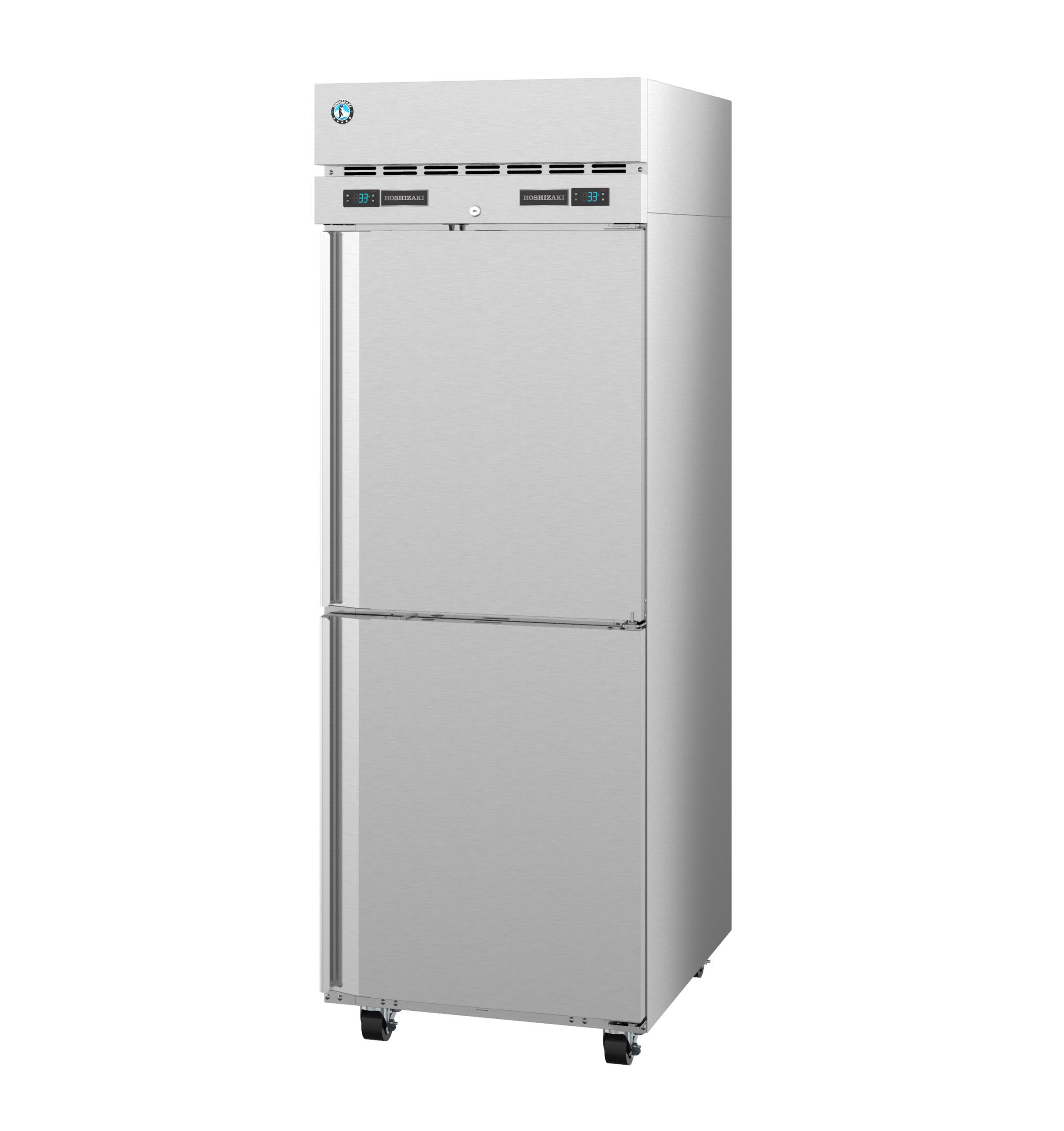 Hoshizaki DT1A-HS 27.5" Dual Temperature Refrigerator/Freezer Combo with Two Solid Half Doors