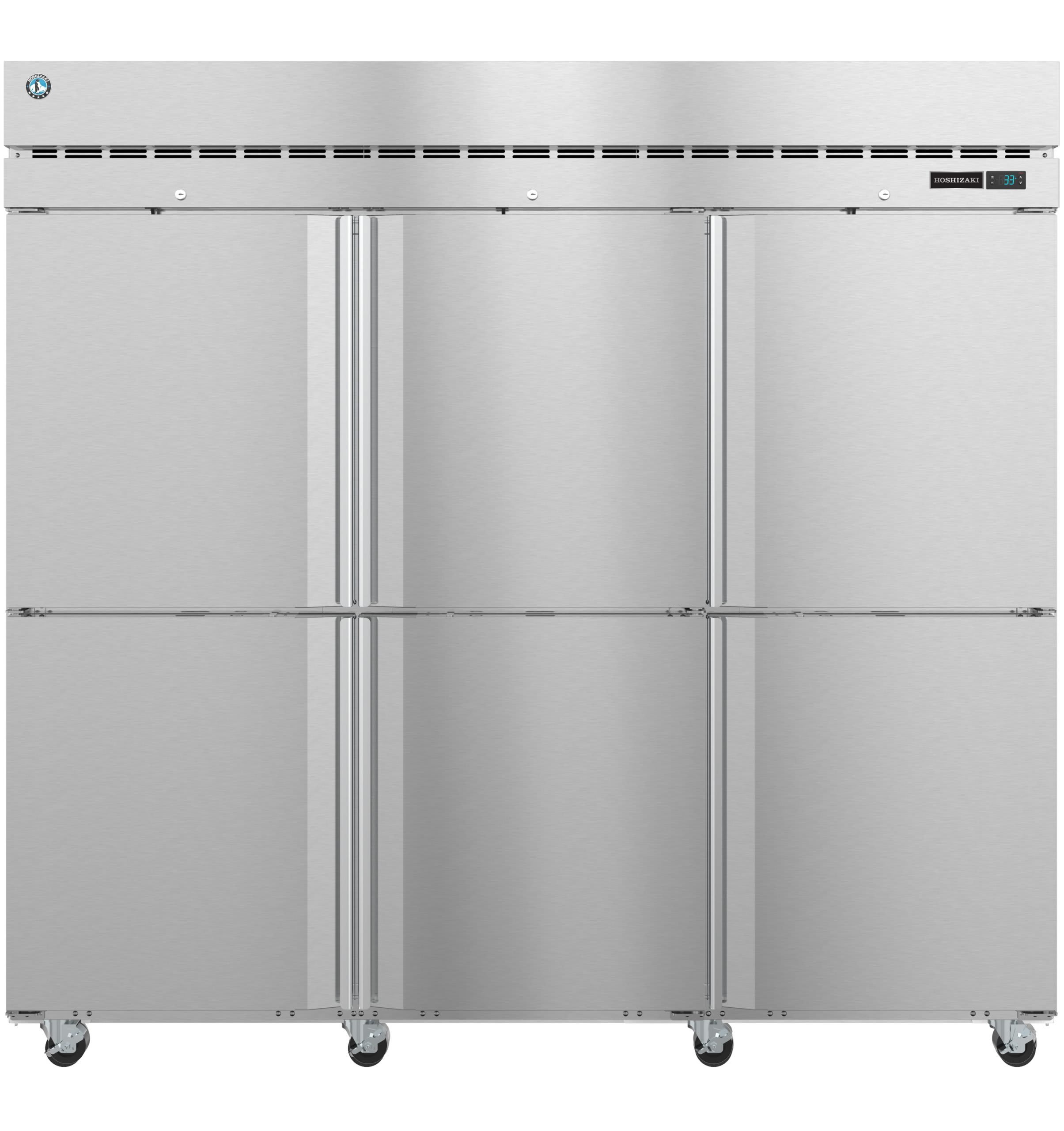 Hoshizaki F3A-HS 82.5 Reach-In Freezer with Six Solid Half Doors