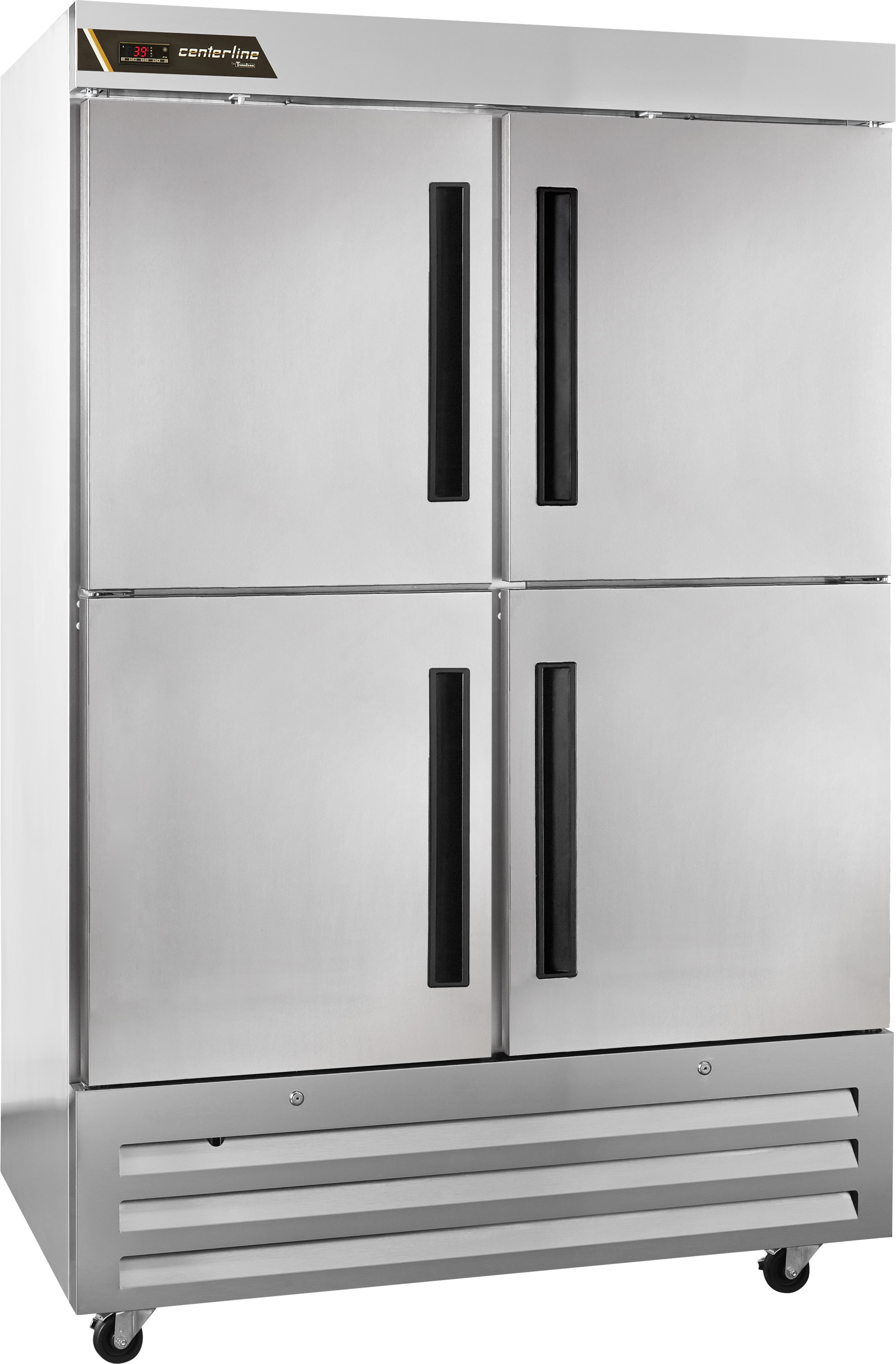 Traulsen CLBM-49F-HS-LL C-Series 53" Four Solid Half Door Reach-In Freezer, Left/Left Hinged