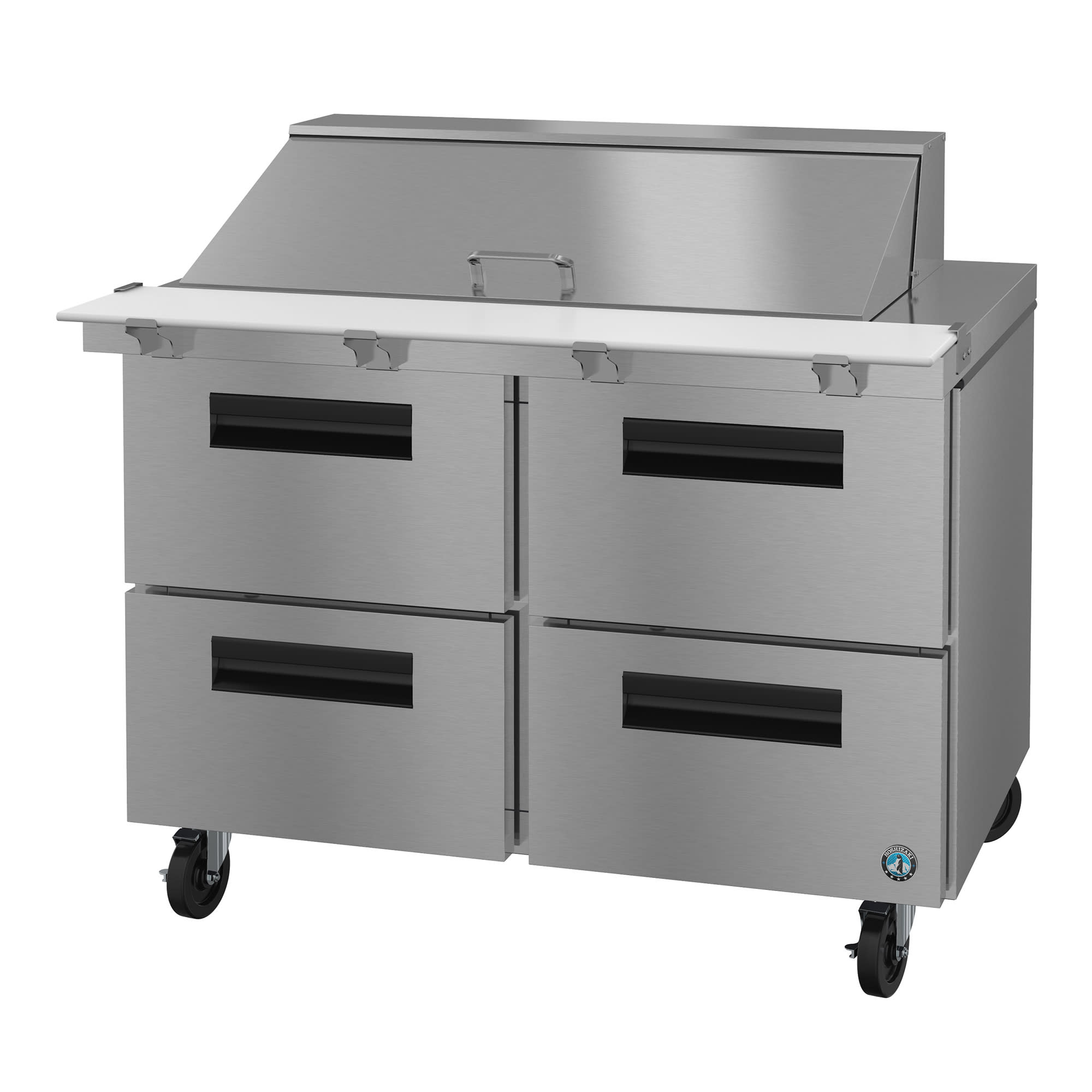 Hoshizaki SR48B-18MD4 Steelheart 48" 4-Drawer Mega Top Refrigerated Sandwich Prep Table
