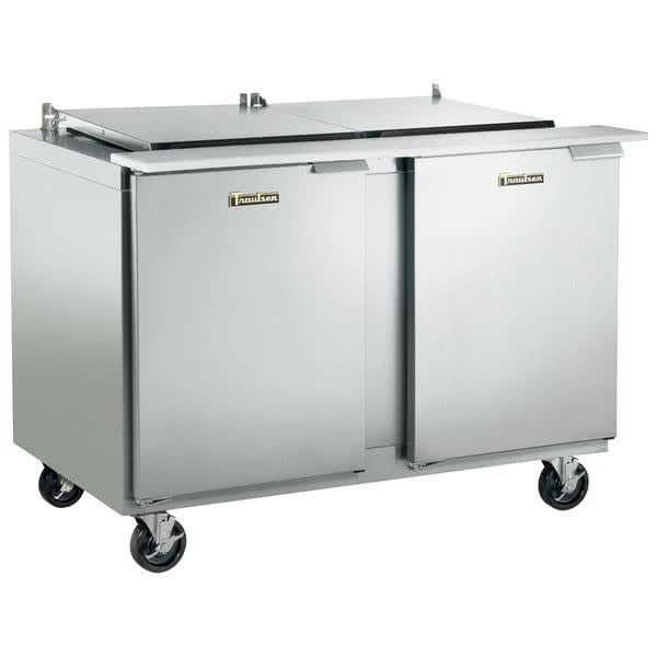 Traulsen UST4812-LR Dealer's Choice 48" 2-Door Refrigerated Sandwich Prep Table