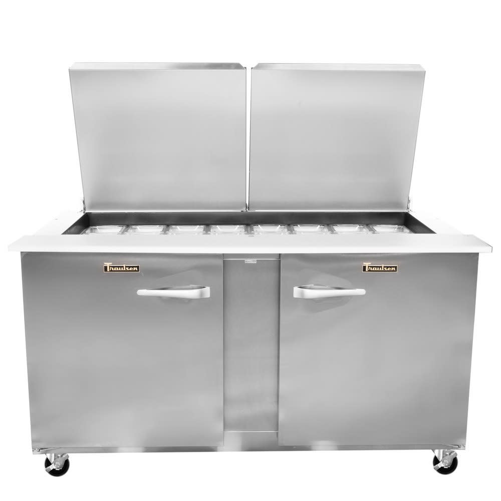 Traulsen UST6012-LR Dealer's Choice 60" 2-Door Refrigerated Sandwich Prep Table