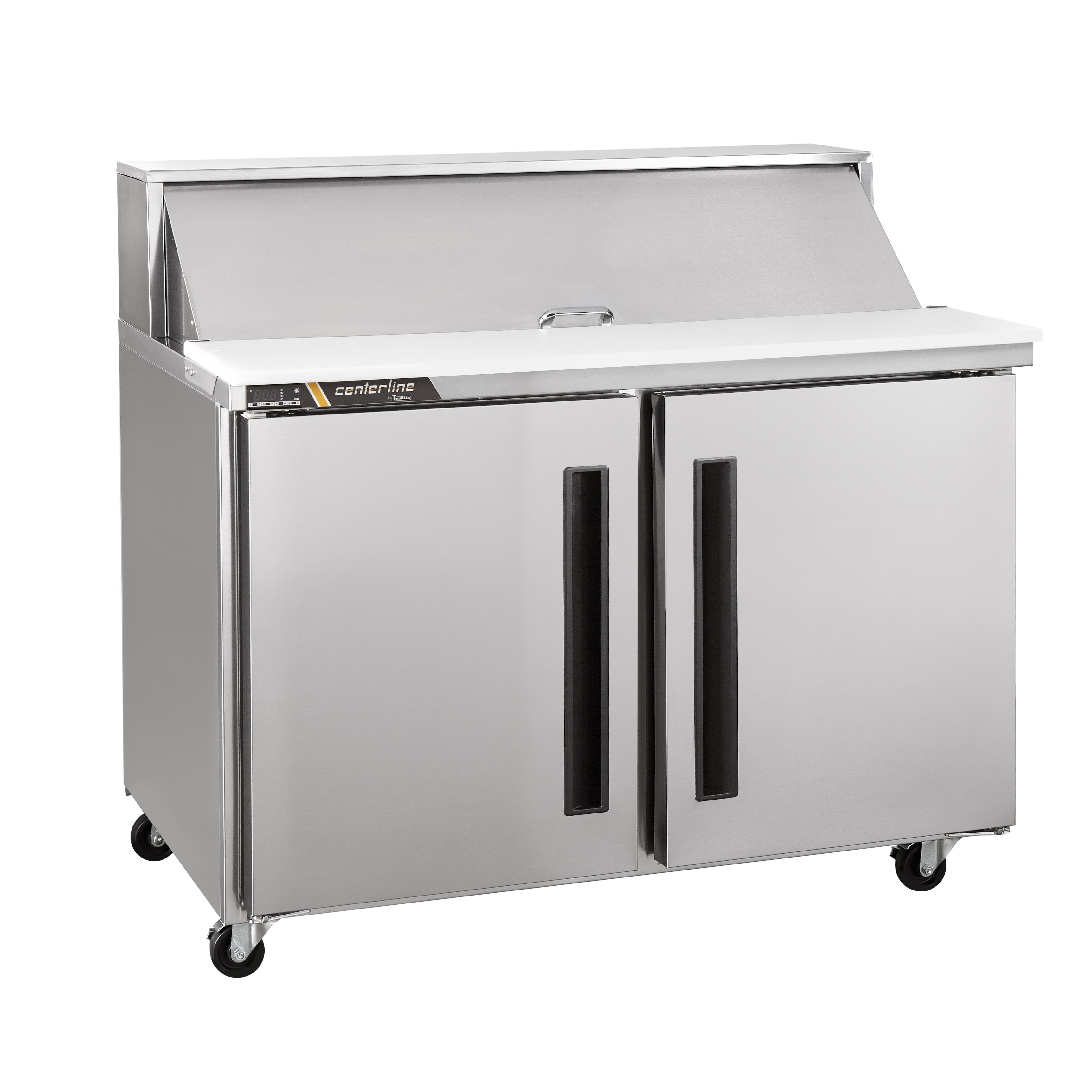 Traulsen CLPT-4818-SD-RR C-Series 48" 2-Door Mega Top Refrigerated Sandwich Prep Table