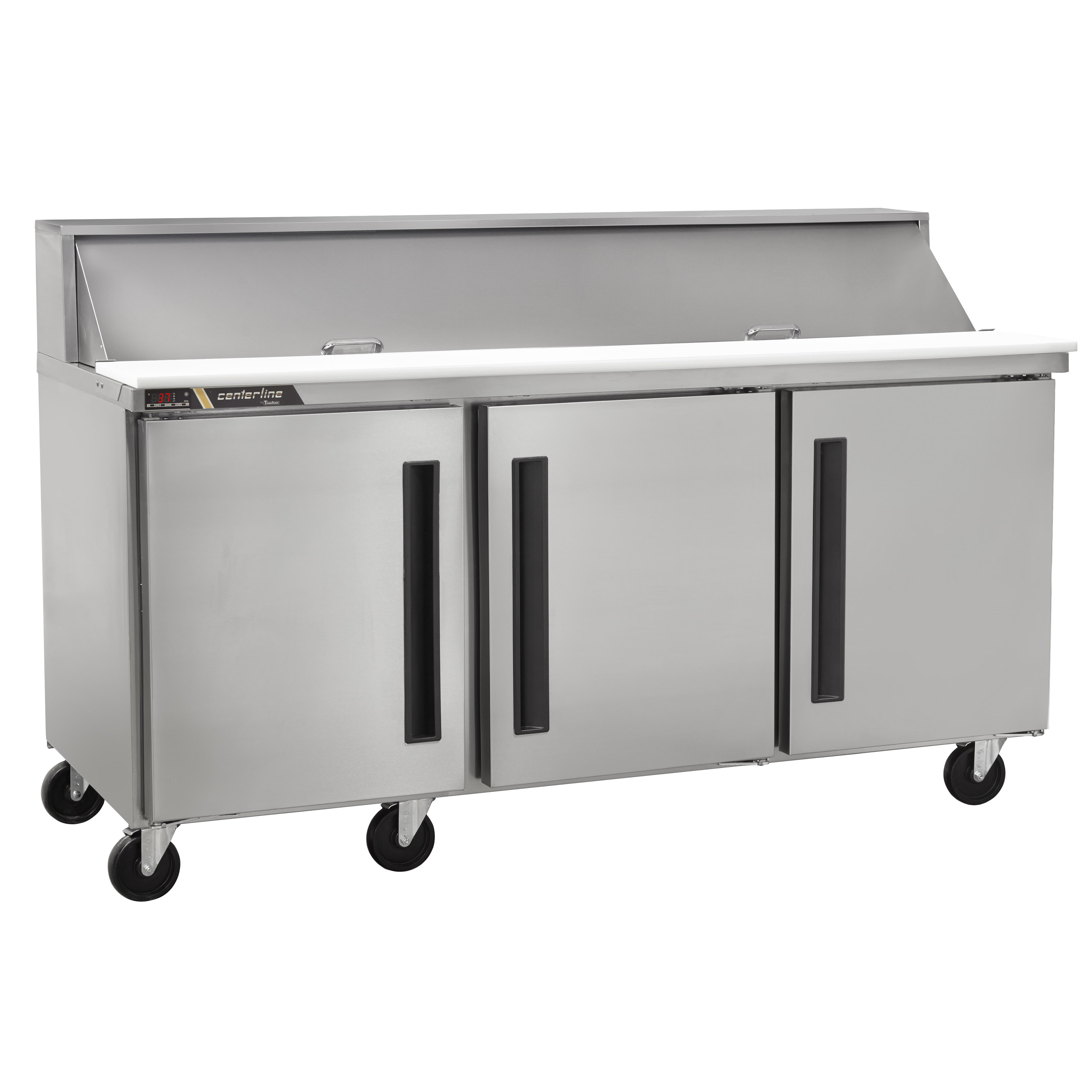 Traulsen CLPT-7230-SD-RRR C-Series 72" 3-Door Mega Top Refrigerated Sandwich Prep Table