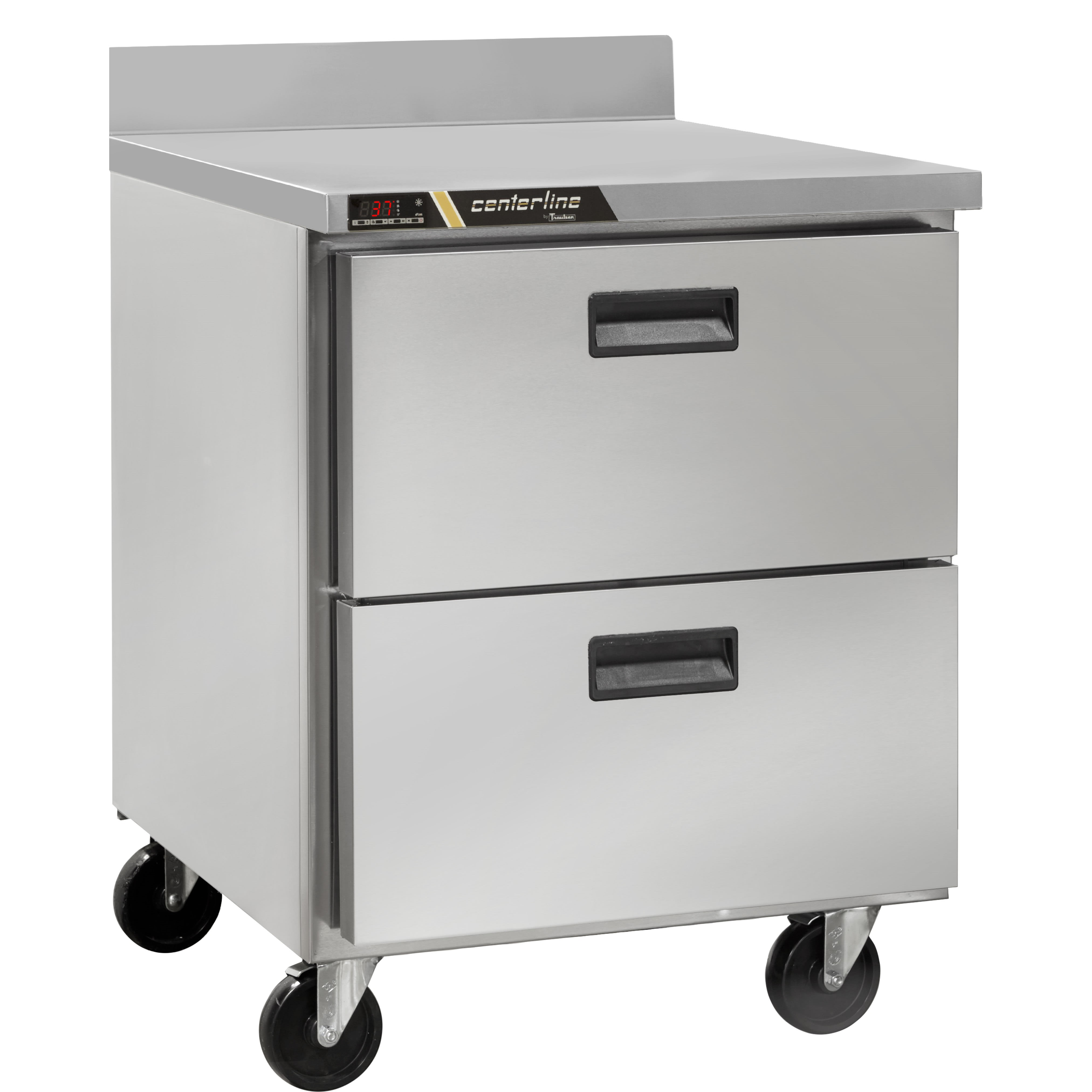 Traulsen CLUC-27F-DW-WT C-Series 27" 2-Drawer Worktop Freezer with 4" Backsplash