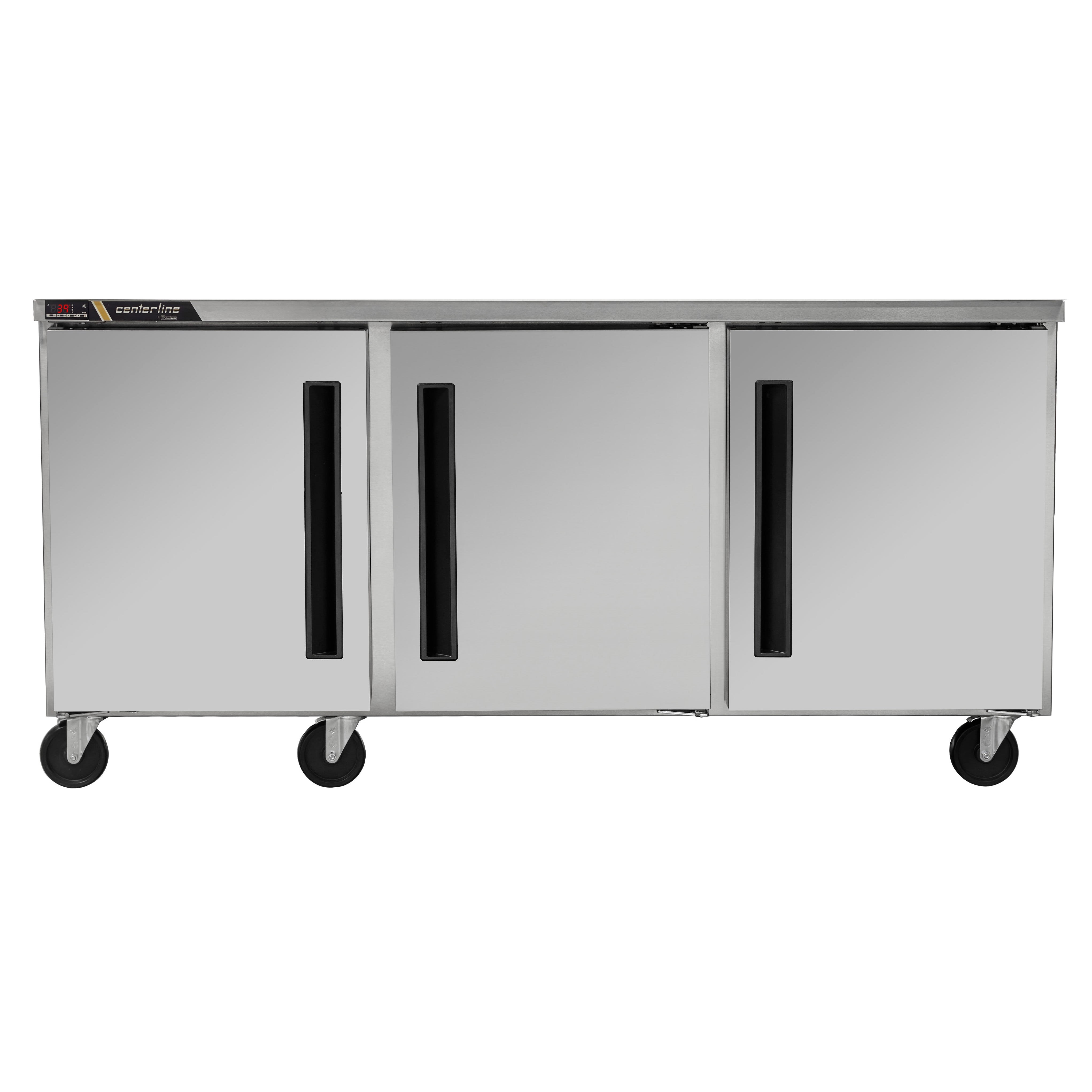Traulsen CLUC-72F-SD-LRR C-Series 72" 3 Solid Door Undercounter Freezer, Left/Right/Right-Hinged