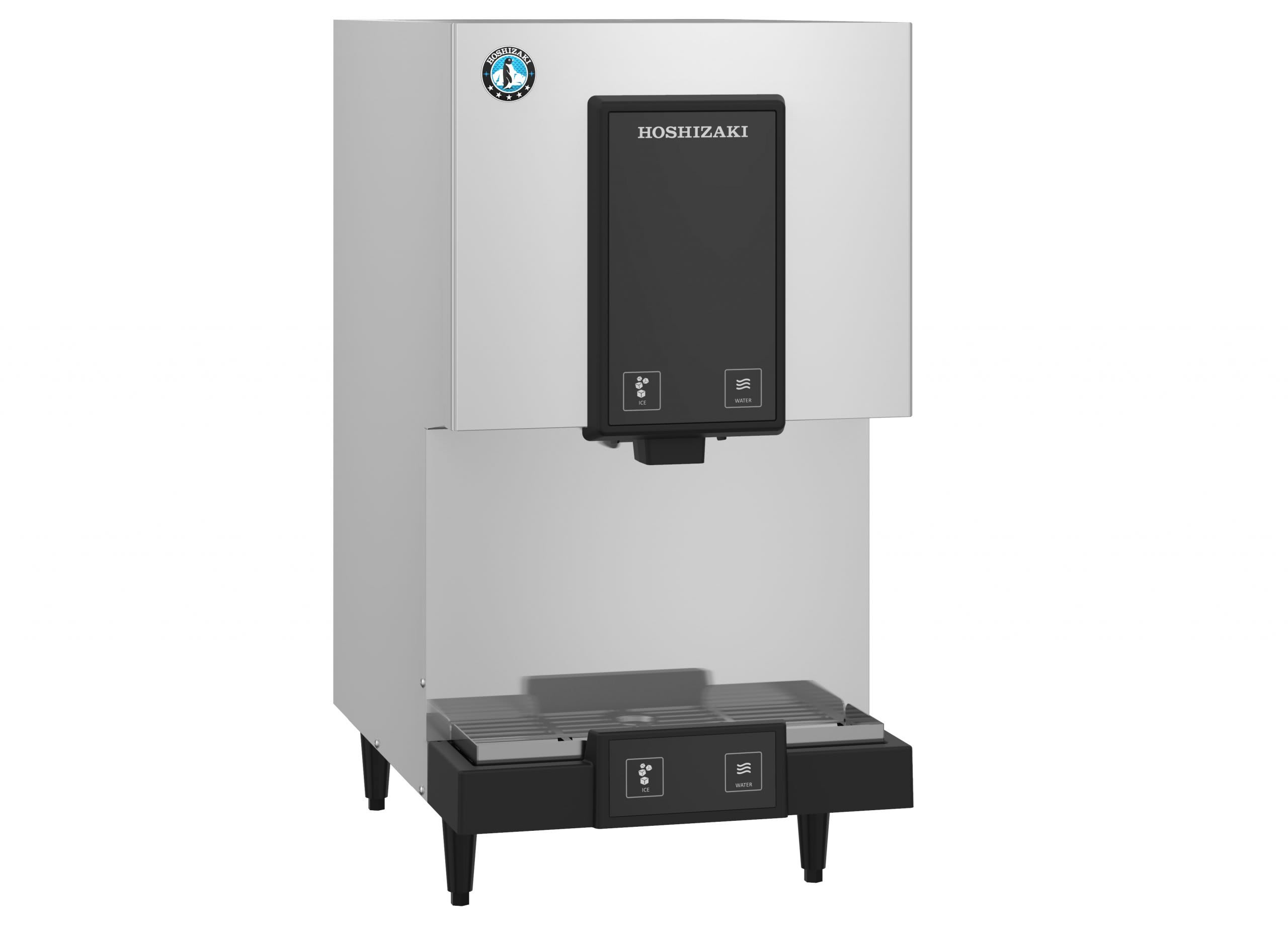 Hoshizaki DCM-271BAK Cubelet Ice and Water Dispenser, Air-Cooled, Built-in Storage Bin, 286 lbs/Day