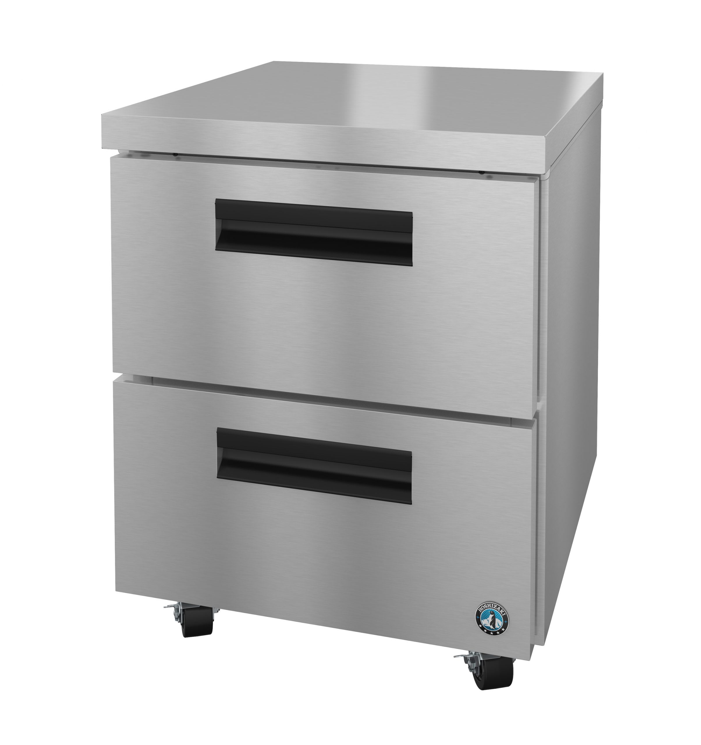 Hoshizaki UF27B-D2 Freezer, Single Section Undercounter, Stainless Drawers