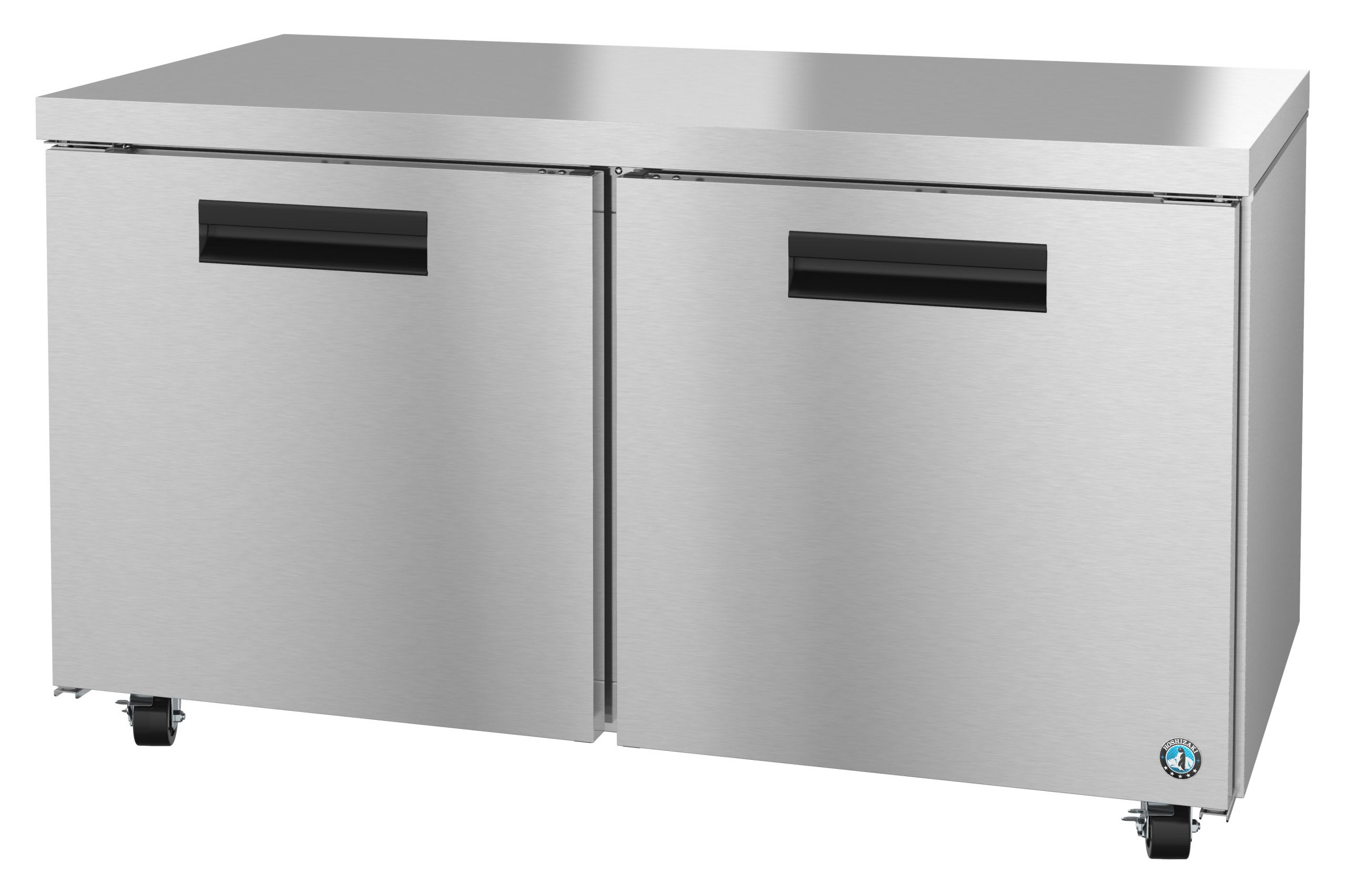 Hoshizaki UF60A Freezer, Two Section Undercounter, Stainless Doors
