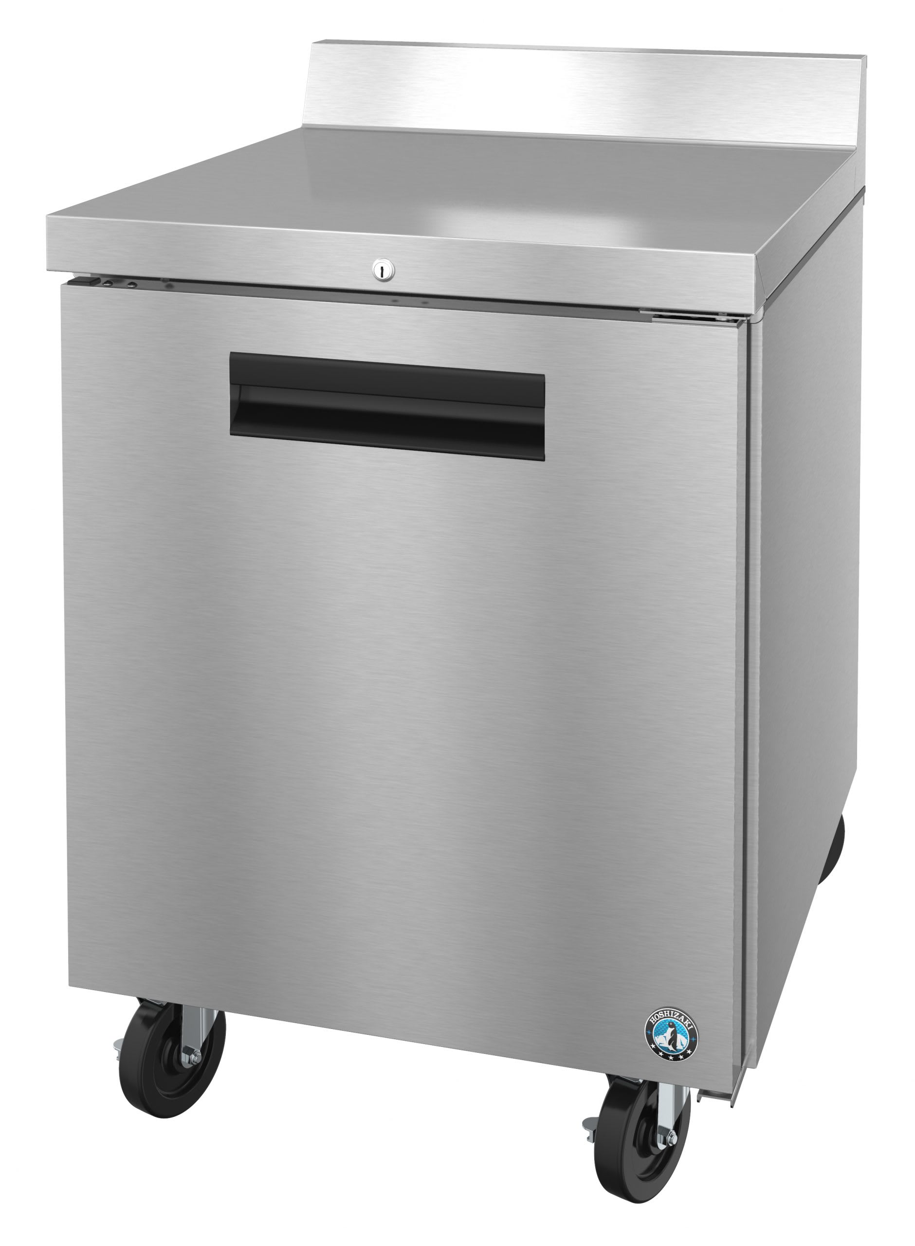 Hoshizaki WR27B-01 Refrigerator, Single Section Worktop, Stainless Door with Lock