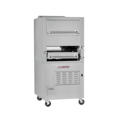 Southbend E-171 46" Freestanding Single-Deck Electric Infrared Broiler with Warming Oven