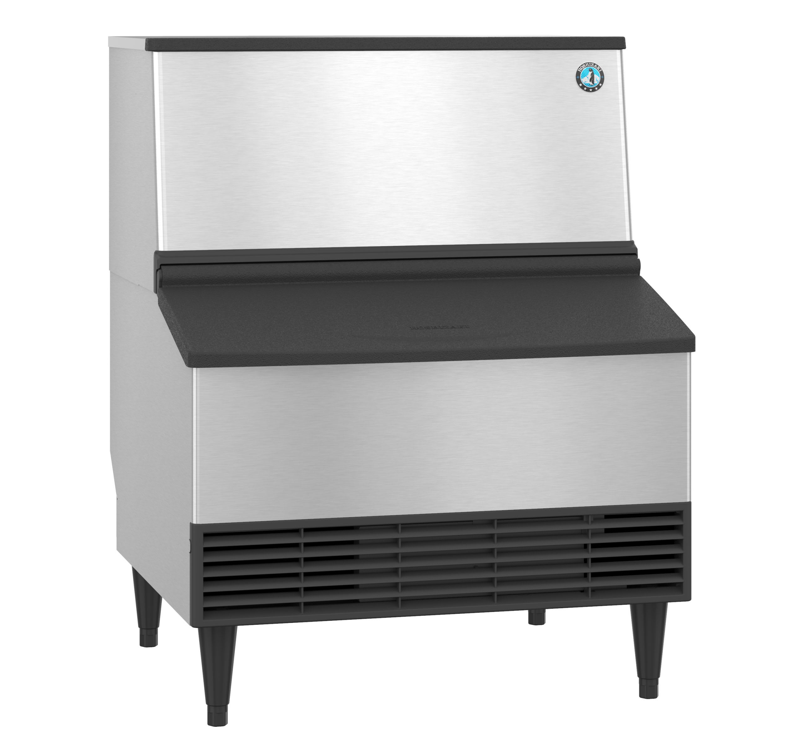 Hoshizaki KM-301BWJ Crescent Cuber Icemaker, Water-Cooled, Built-in Storage Bin