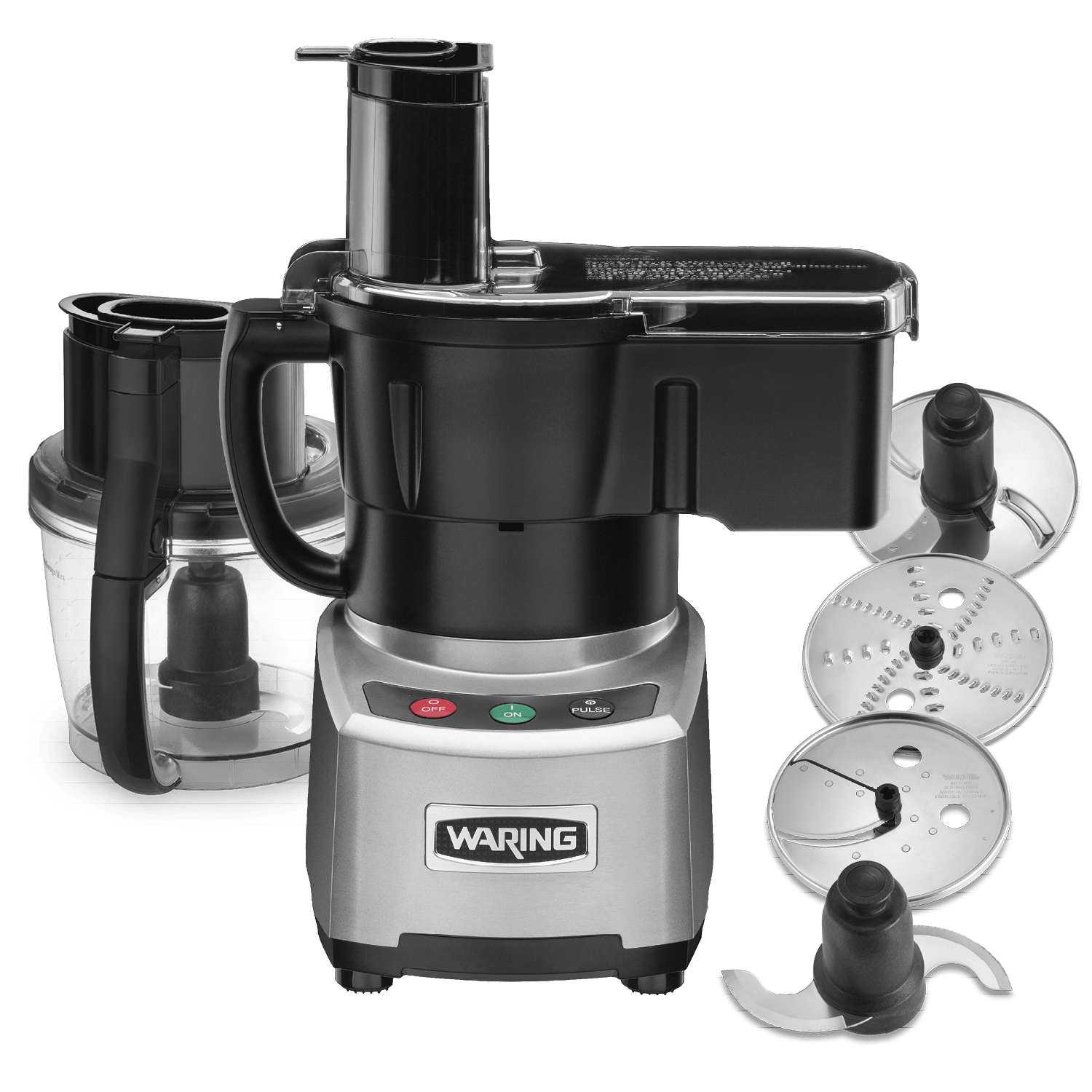 Waring® WFP16SC Continuous-Feed Food Processor, 4 Qt.