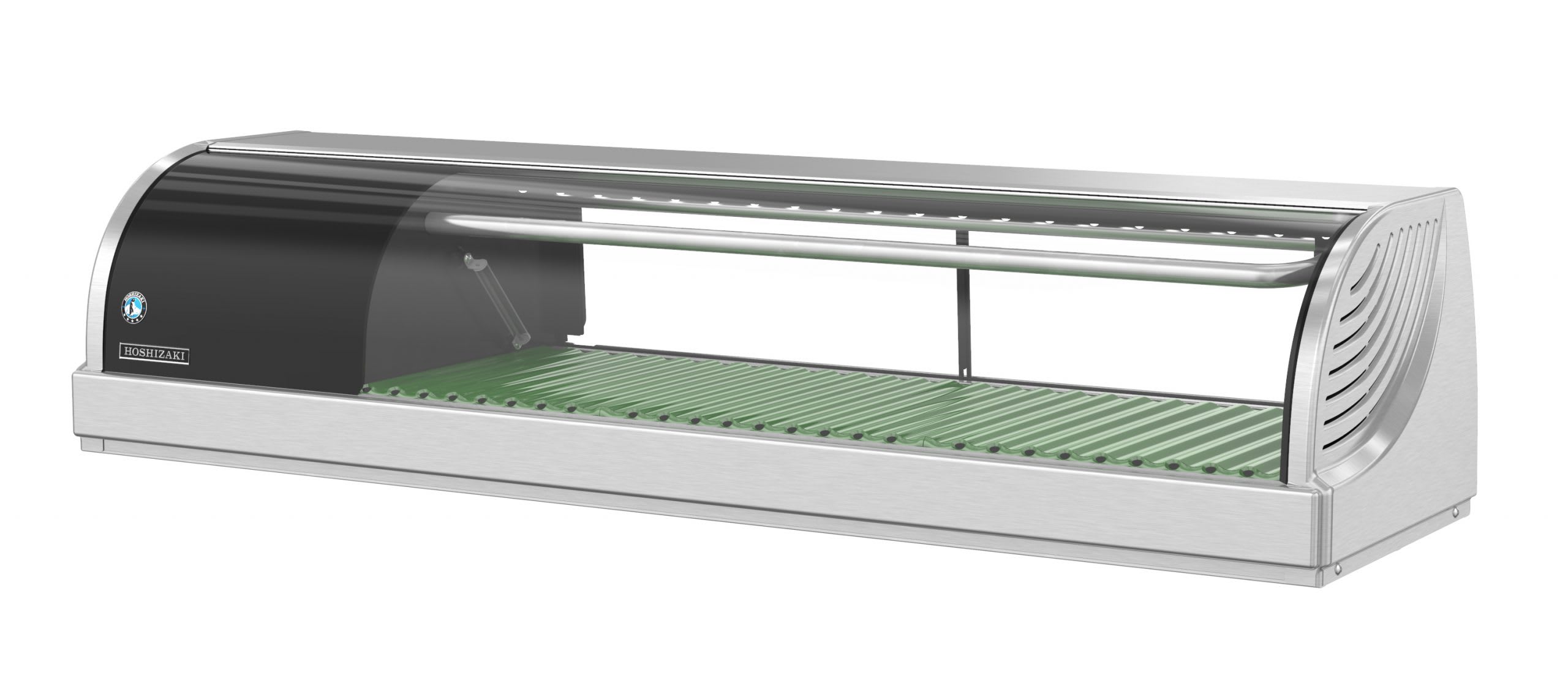 Hoshizaki HNC-120BA-L-SLH Refrigerator, Left Side Condenser Display Case, Half Glass Doors