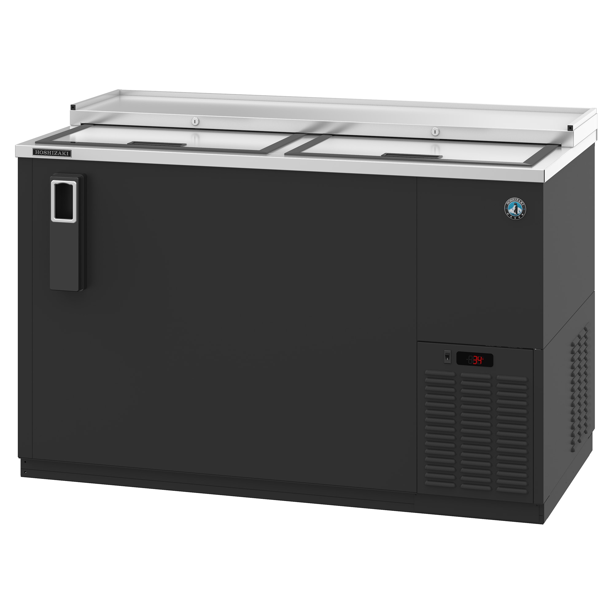 Hoshizaki CC50 50" Black Horizontal Bottle Cooler