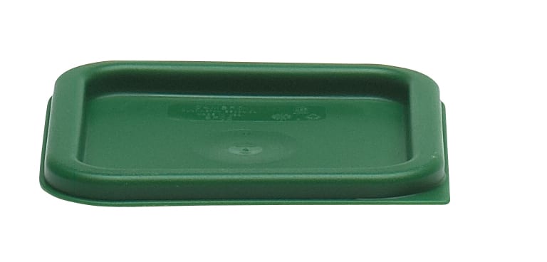 Cambro SFC2452 2 and 4 Qt. Green Square Polyethylene Food Storage Container Lid