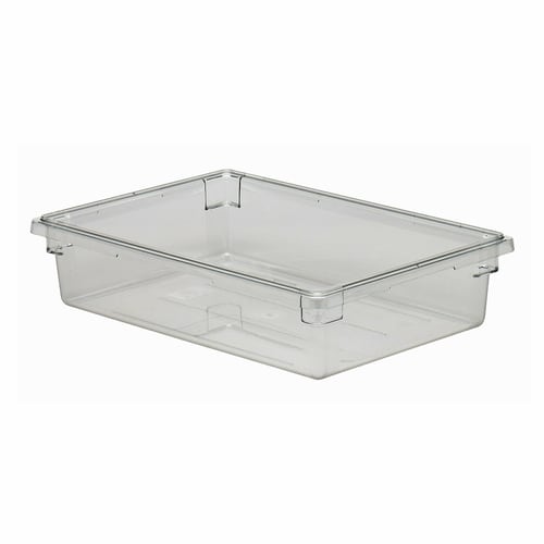 Cambro 18266CW135 Camwear 26" x 18" x 6" Clear Polycarbonate Food Storage Box