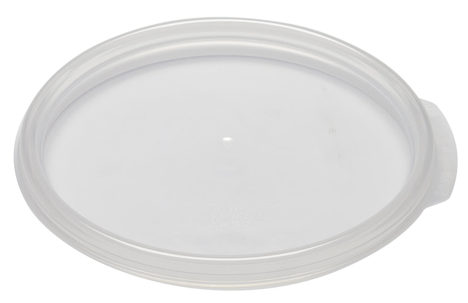 Cambro RFS2SCPP190 Translucent Round Seal Cover Lid for 2 and 4 Qt. Clear Storage Containers