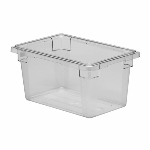Cambro 12189CW135 Camwear Polycarbonate 18" x 12" x 9" Clear Food Storage Box