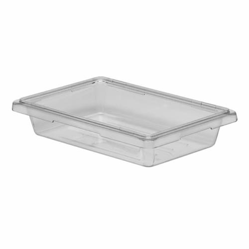 Cambro 12183CW135 Camwear 18" x 12" x 3 1/2" Clear Polycarbonate Food Storage Box
