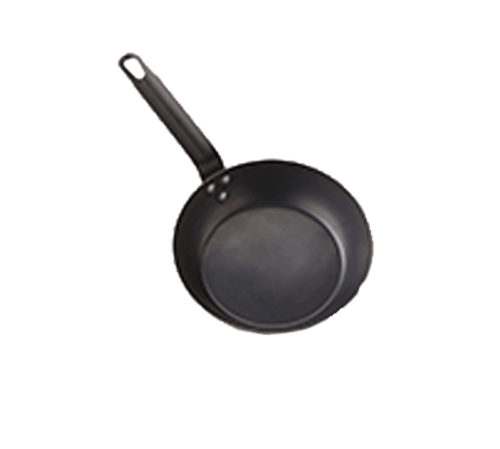 American Metalcraft BSFP8 8" Non-Coated Induction Ready Black Steel Fry Pan