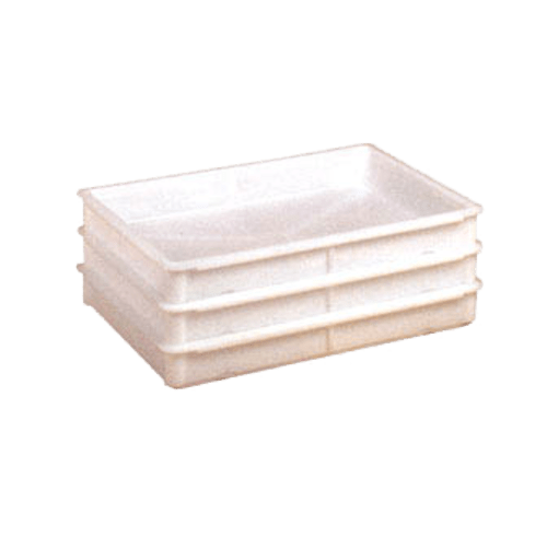American Metalcraft DBP1826 18" x 26" x 3-1/8" Warm White Teflon® Pizza Dough Box
