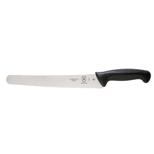 Mercer Culinary M23210 Millennia Serrated Bread Knife, Wide, 10"