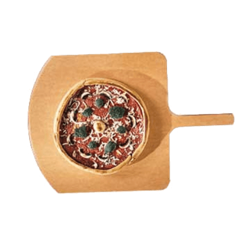 American Metalcraft MP1826 18" x 18" Wood Pizza Peel with 8" Handle