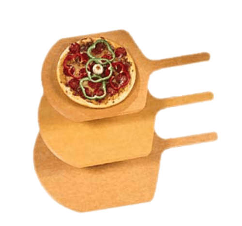 American Metalcraft MP1424 14" x 16" Wood Pizza Peel with 10" Handle