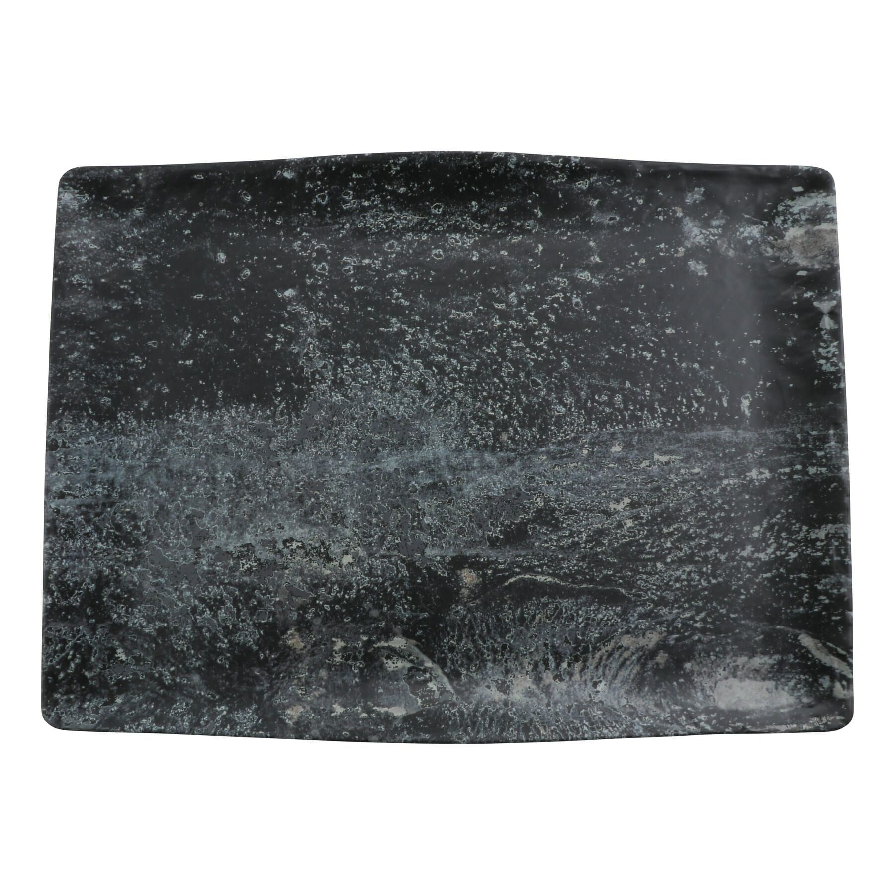 G.E.T. Enterprises RFS404 Cheforward Endure 24.5" Rectangle Weathered Pewter Melamine Platter