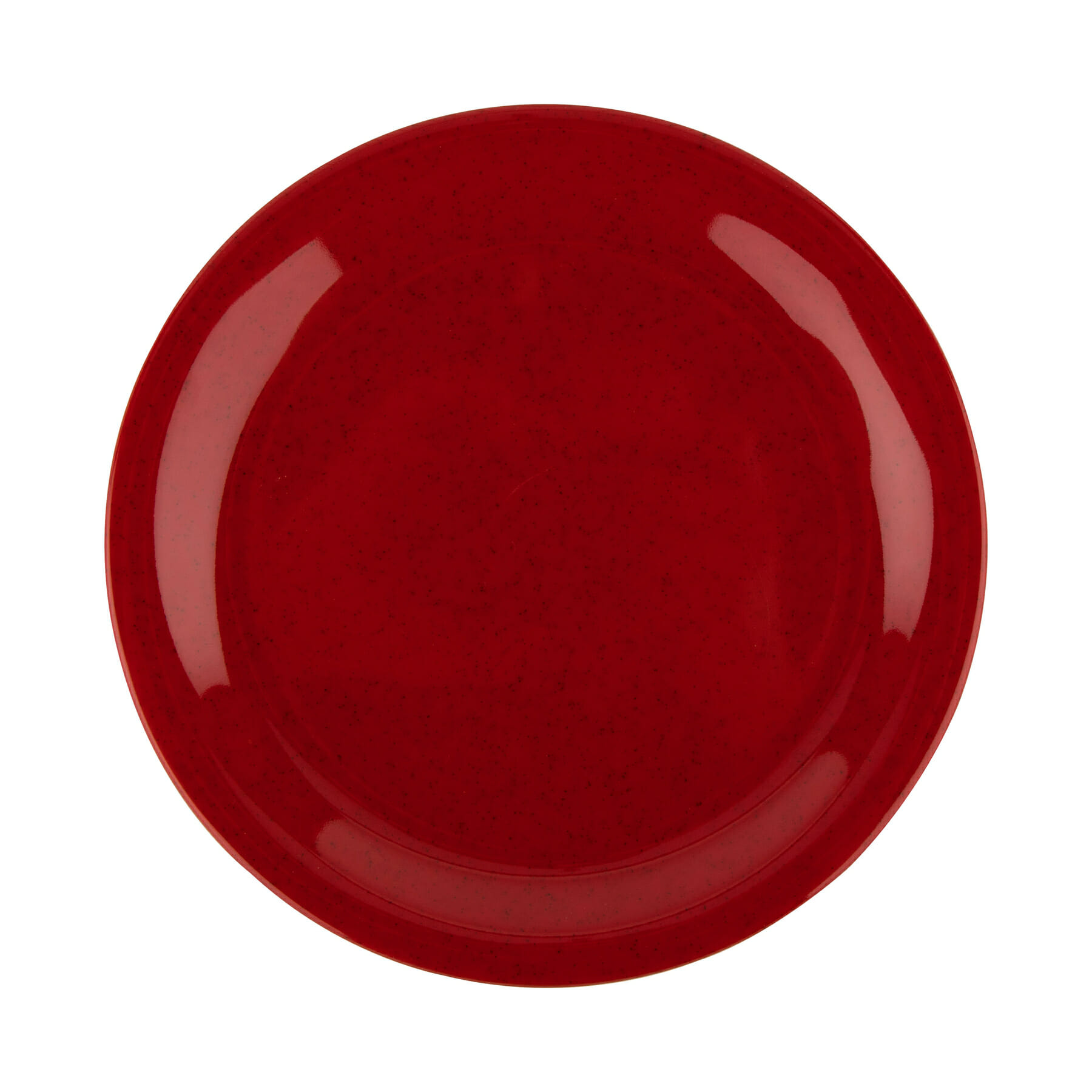 G.E.T. Enterprises NP-7-RSP Red Sensation 7-1/4" Round Red Melamine Plate