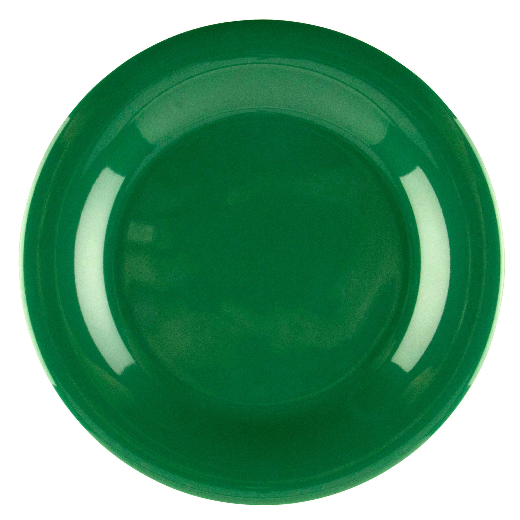G.E.T. Enterprises WP-6-FG Diamond Mardi Gras 6-1/2" Round Rainforest Green Melamine Plate