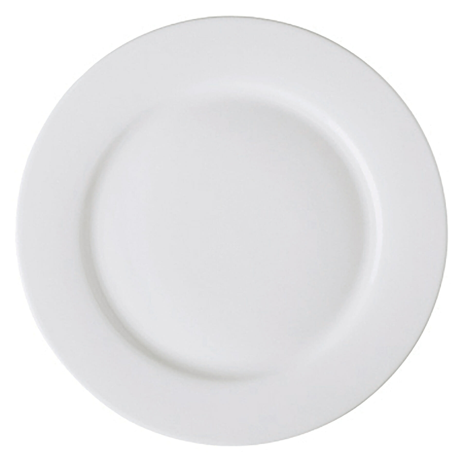 G.E.T. Enterprises PA1101902024 Corona Actualite 7-7/8" Round Bright White Porcelain Plate