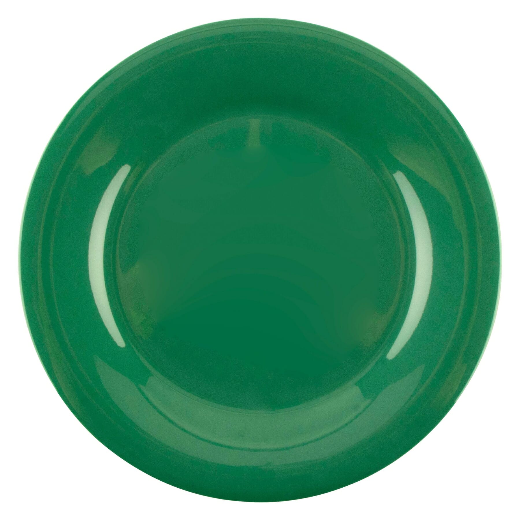 G.E.T. Enterprises WP-9-FG Diamond Mardi Gras 9-3/16" Round Rainforest Green Melamine Plate