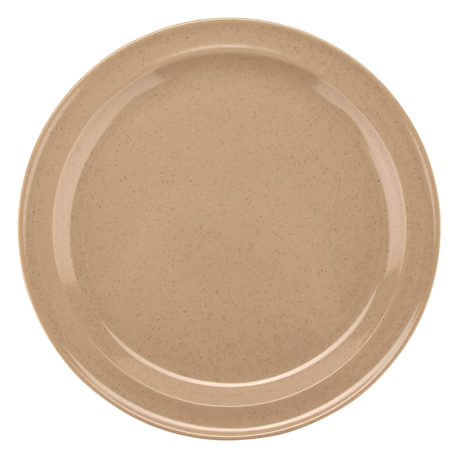 G.E.T. Enterprises DP-509-S Supermel 9" Round Sandstone Melamine Plate