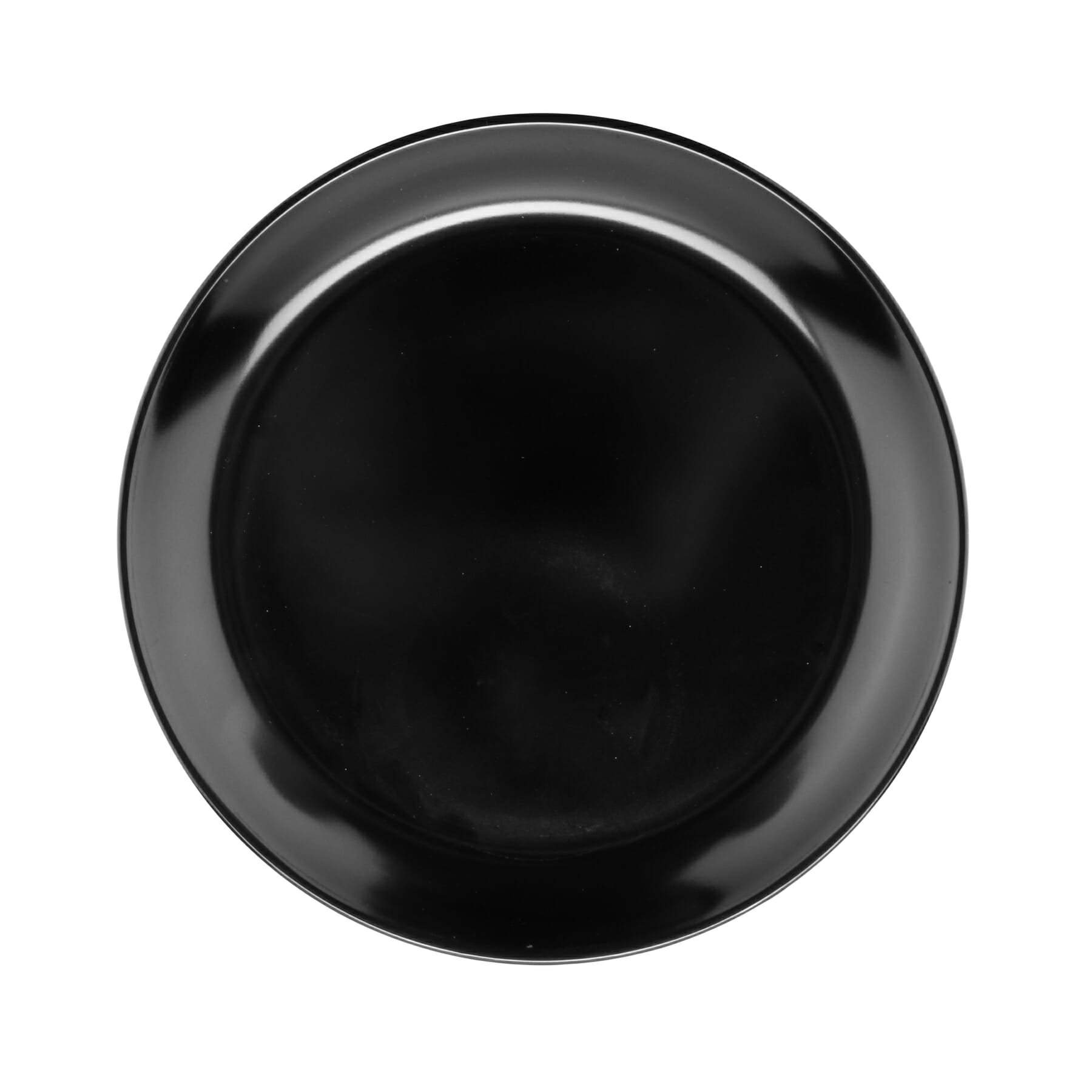 G.E.T. Enterprises BF-710-BK Settlement 7" Round Black Melamine Plate