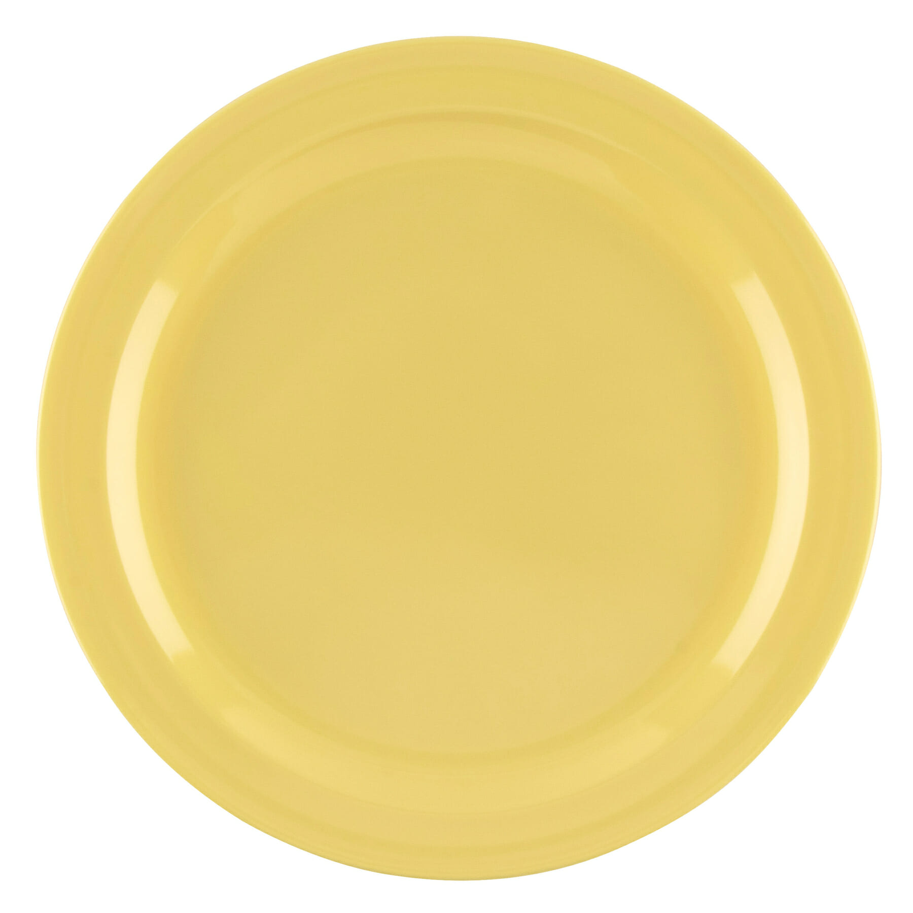 G.E.T. Enterprises DP-509-Y Supermel 9" Round Yellow Melamine Plate