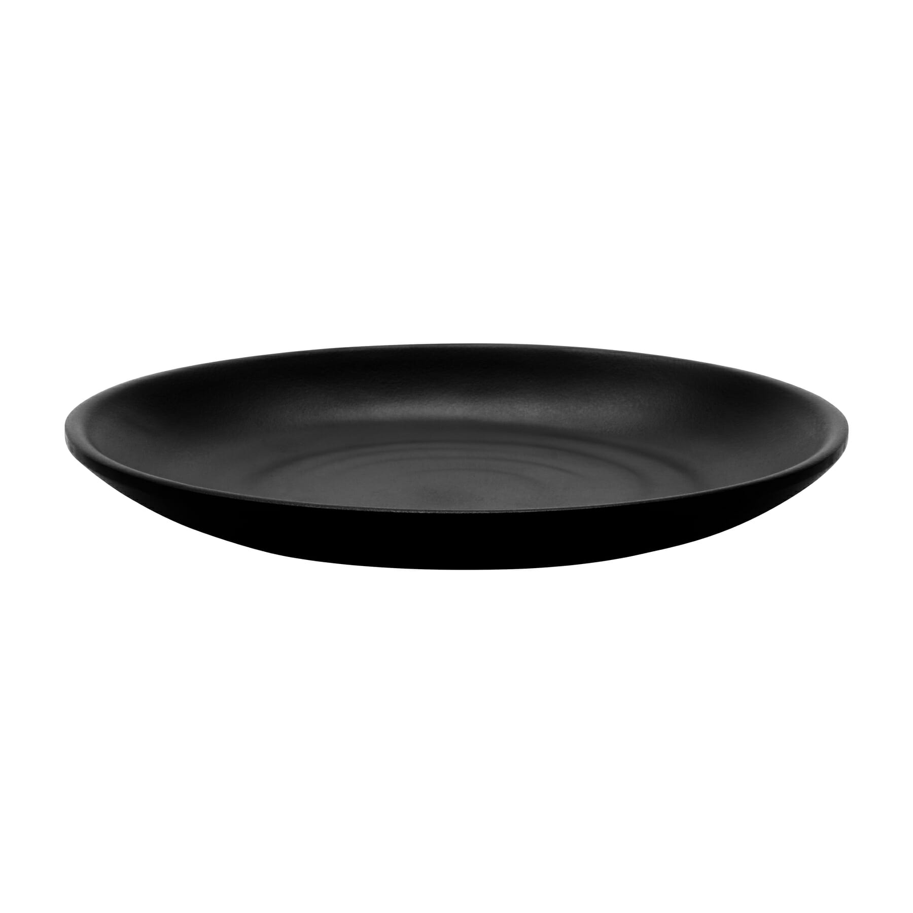 G.E.T. Enterprises BF-6-BK Nara 6-1/4" Round Black Melamine Plate