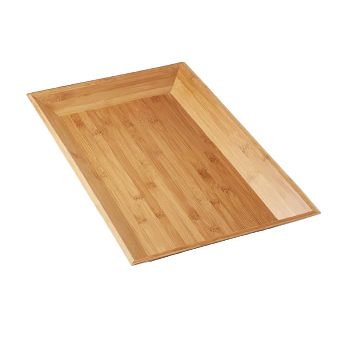 American Metalcraft BAM22 21" x 13" Bamboo Tray