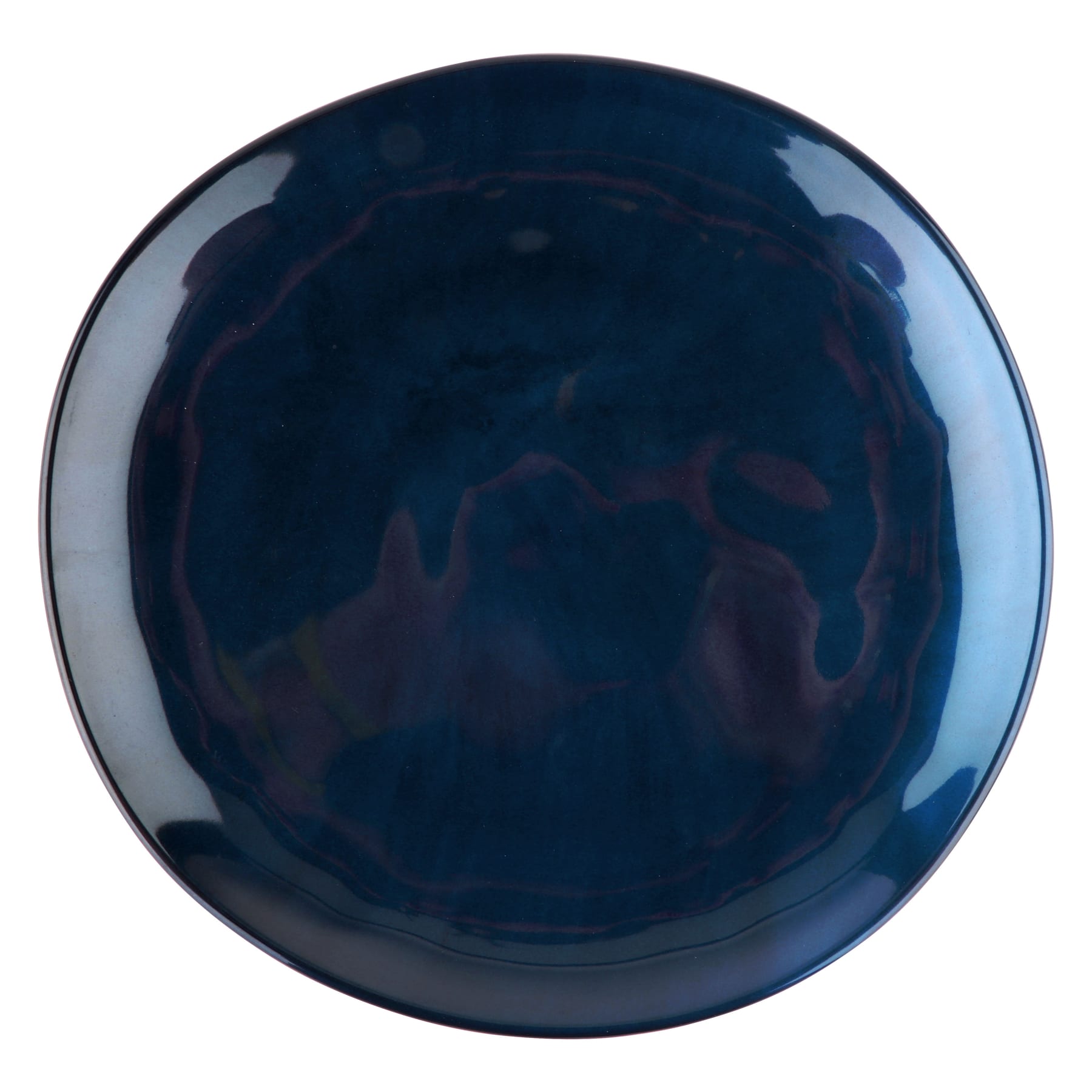 G.E.T. Enterprises CS-10-CSB Cosmo 10-1/2" Round Cosmo Blue Melamine Plate