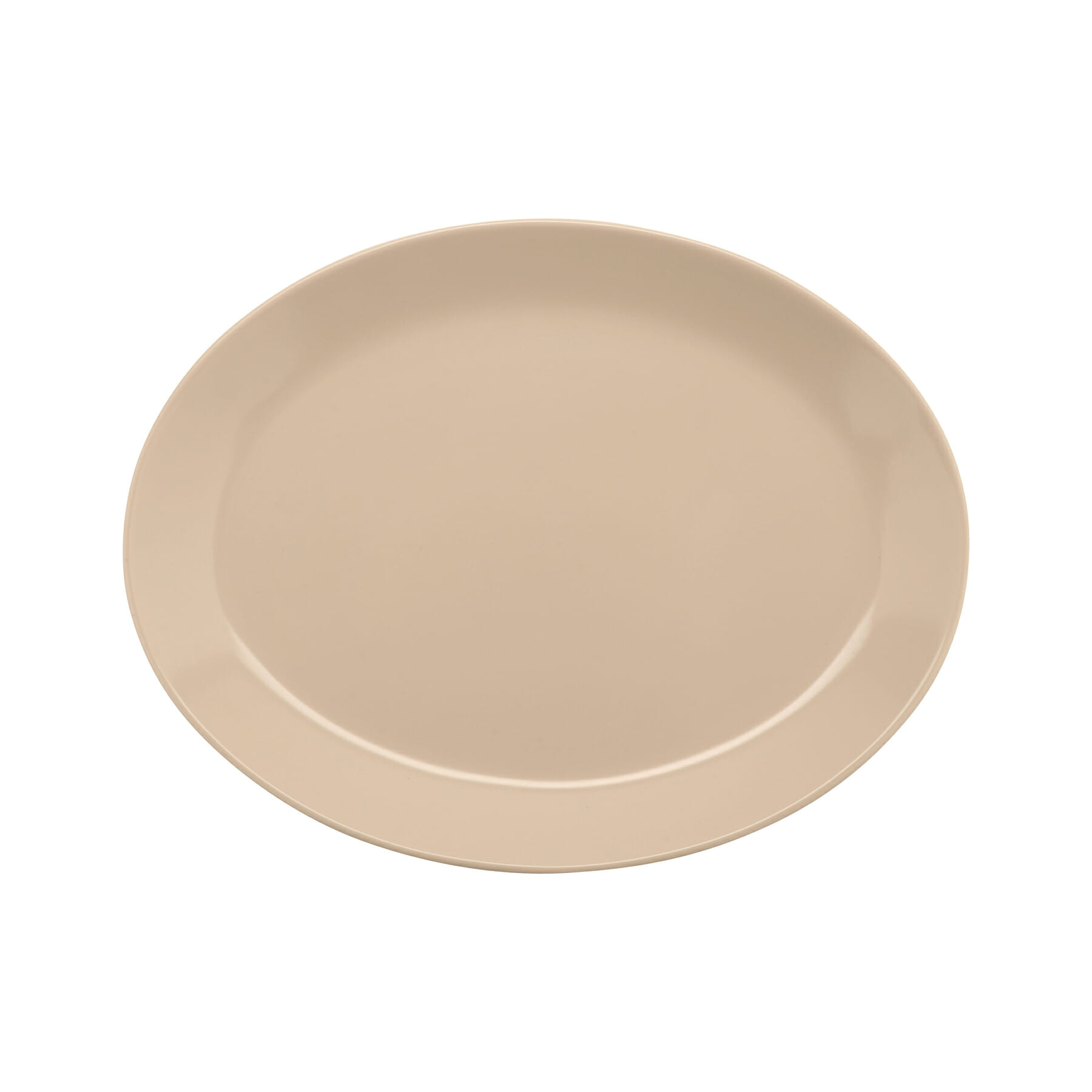 G.E.T. Enterprises OP-1080-MA Settlement 10" Oval Manila Melamine Platter