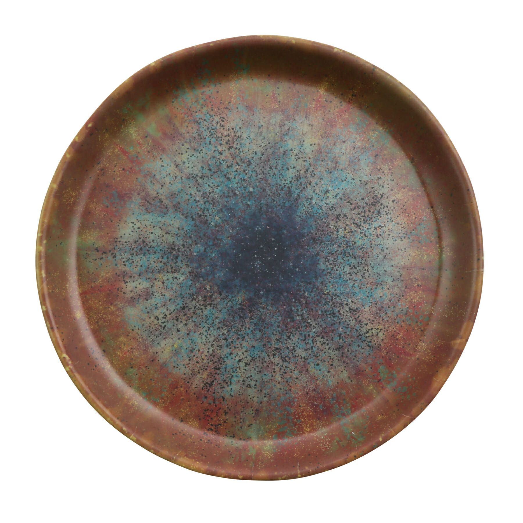 G.E.T. Enterprises 20009-CAI Cheforward Savor 8" Round Clay Azul Iris Melamine Plate