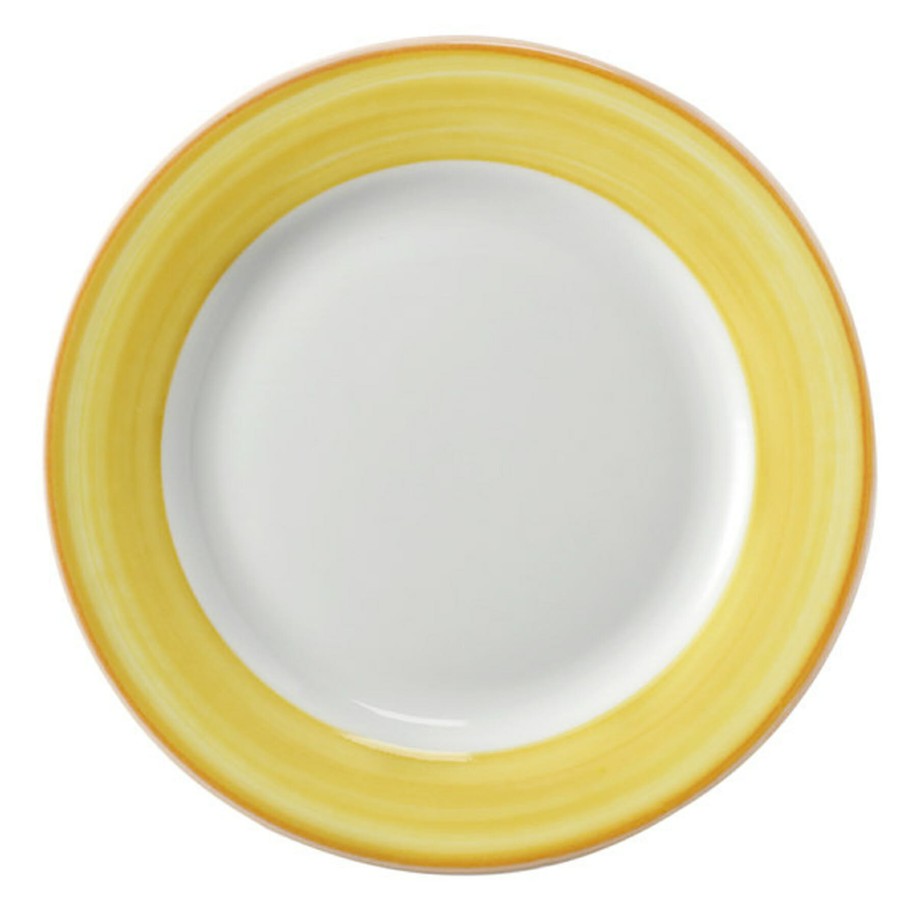 G.E.T. Enterprises PA1600902024 Corona Calypso 7-7/8" Round Yellow Porcelain Plate