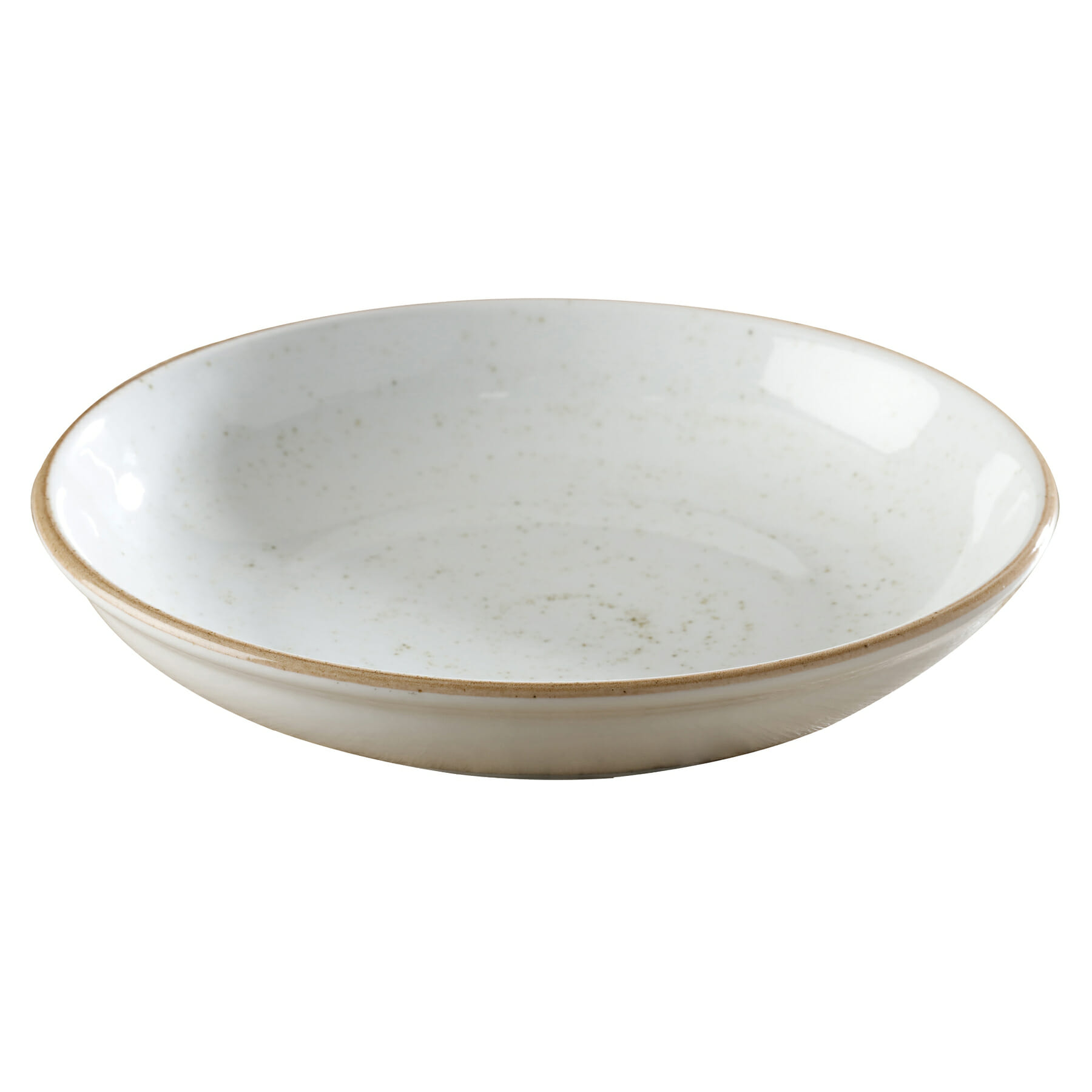 G.E.T. Enterprises PA1605837512 Corona Artisan Beige 9-13/16" Round Beige Porcelain Plate